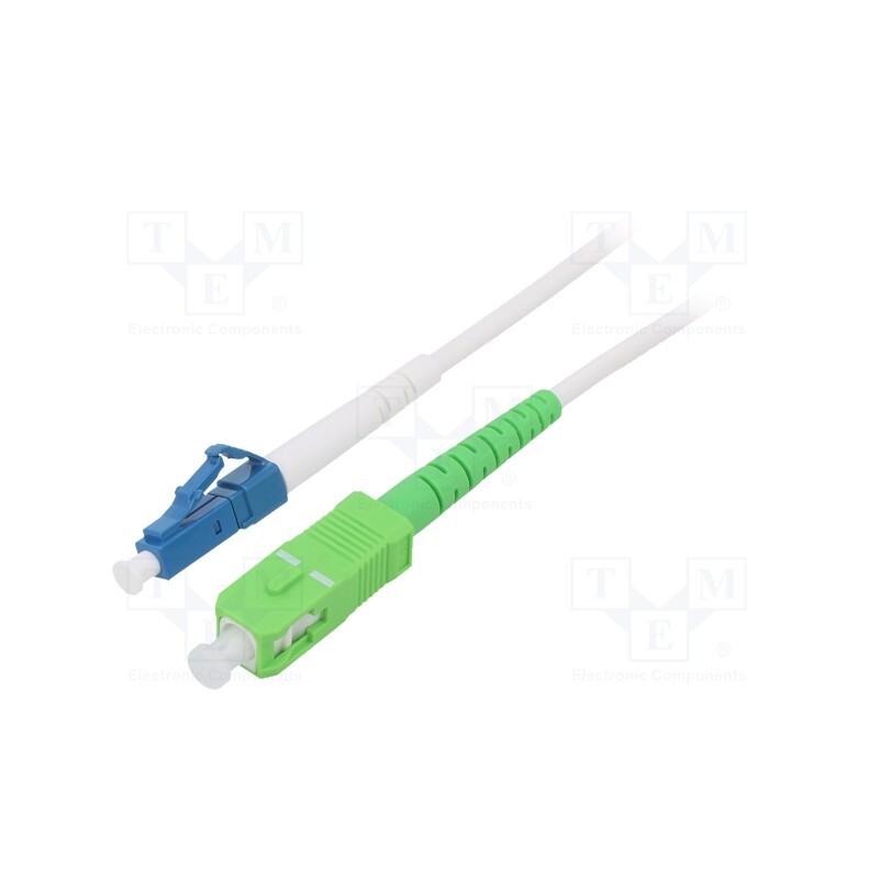 1 pcs x Goobay - 59616 - Fiber patch cord, OS2, LC/UPC,SC/APC, 30m, Optical fiber: 9/125um