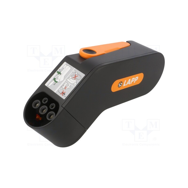 1 pcs x LAPP - 5555925006 - Charger: eMobility, 230V, 1.4kW, IP44, DE1-13P (K) plug,Type 2