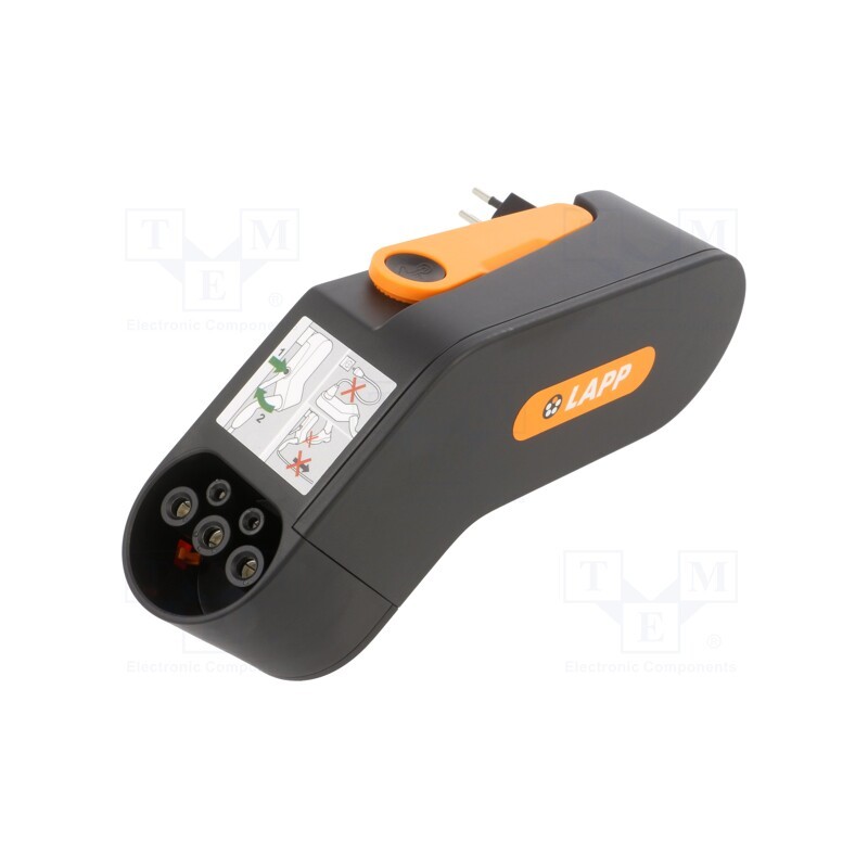 1 pcs x LAPP - 5555925005 - Charger: eMobility, 230V, 1.8kW, IP44, SEV-1011 (J) plug,Type 2