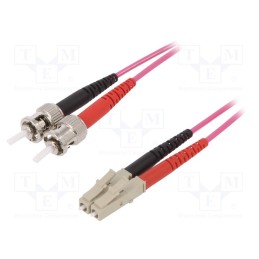 1 pcs x LAPP - 29032402 - Fiber patch cord, OM4, LC/UPC,ST/UPC, 2m, Optical fiber: 50/125um