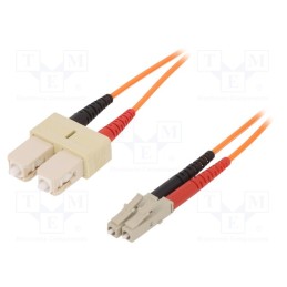 1 pcs x LAPP - 29031202 - Fiber patch cord, OM2, LC/UPC,SC/UPC, 2m, Optical fiber: 50/125um