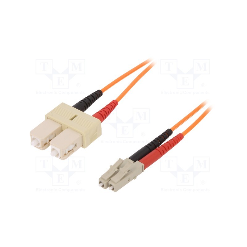 1 pcs x LAPP - 29031202 - Fiber patch cord, OM2, LC/UPC,SC/UPC, 2m, Optical fiber: 50/125um