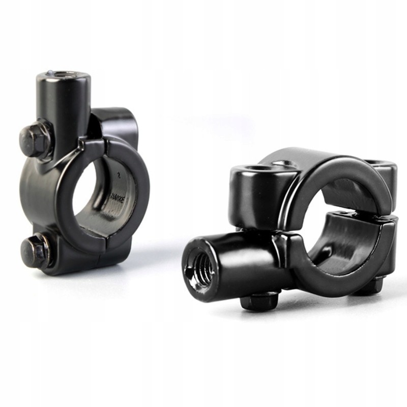 Handlebar clamp, mirror mount, m8, m10