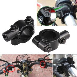 Handlebar clamp, mirror mount, m8, m10