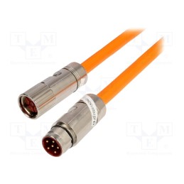 1 pcs x IGUS - MAT9061001 5M - Harnessed cable, 5m, PUR, chainflex, Siemens, servo