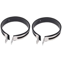 Exhaust muffler clamp for quad atv scooter