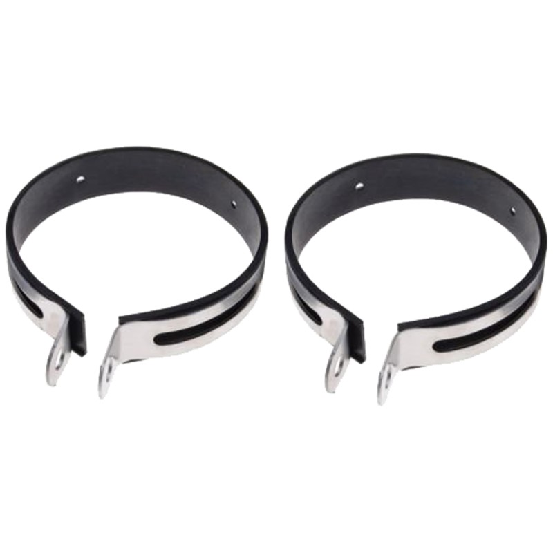 Exhaust muffler clamp for quad atv scooter
