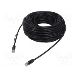 1 pcs x VENTION - IBEBS - Patch cord, U/UTP, 6, stranded, CCA, PVC, black, 25m, 26AWG