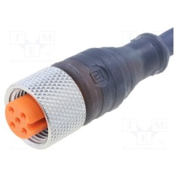 1 pcs x LUMBERG AUTOMATION - RKT 5-228/5 M - Connection lead, M12, PIN: 5, straight, 5m, plug, 60VAC, 4A, -25÷80°C