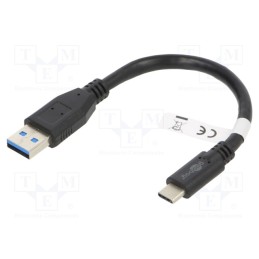 1 pcs x Goobay - 45247 - Cable, USB 3.0, USB A plug,USB C plug, 0.15m, black