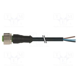 1 pcs x MURR ELEKTRONIK - 7000-12241-6350500 - Connection lead, M12, PIN: 5, straight, 5m, plug, 125VAC, 4A, PUR