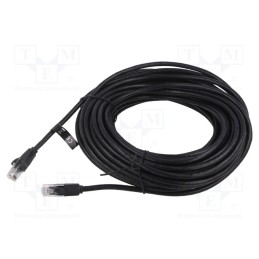1 pcs x VENTION - IBEBQ - Patch cord, U/UTP, 6, stranded, CCA, PVC, black, 20m, 26AWG