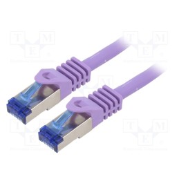 1 pcs x LOGILINK - C6A049S - Patch cord, S/FTP, 6a, stranded, Cu, LSZH, violet, 1.5m, 26AWG