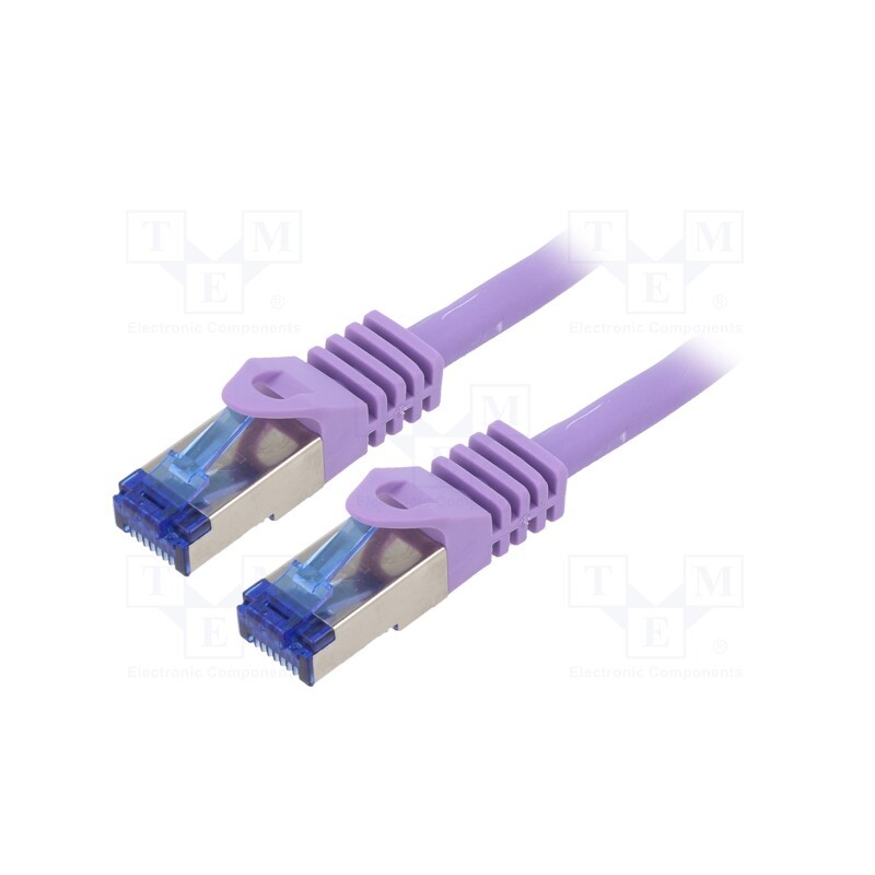1 pcs x LOGILINK - C6A049S - Patch cord, S/FTP, 6a, stranded, Cu, LSZH, violet, 1.5m, 26AWG