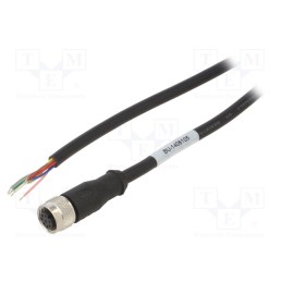 1 pcs x MUELLER ELECTRIC - BU-1406105 - Connection lead, M12, PIN: 8, straight, 2m, plug, 30VAC, 2A, PVC, IP68
