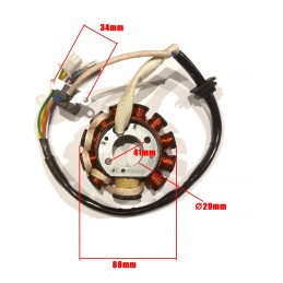 Stator magneto, 11 coils, scooter quad ATV 125 150