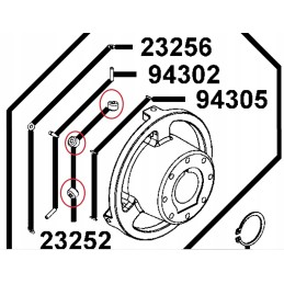 Clutch roller kymco mxu maxxer 400 450 465