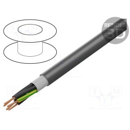 1 rol x ALPHA WIRE - 65405 SL001 - Wire, Xtra Guard® Flex, 5x14AWG, unshielded, 600V, 305m, Cu, 1000ft