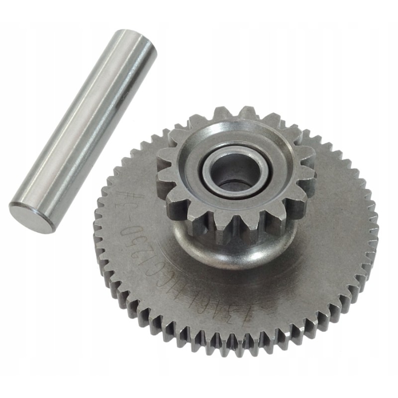 Large starter intermediate gear for quad atv bashan 200