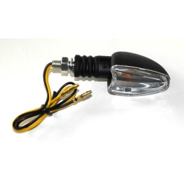 Oval turn signal, left front, for quads and motorcycles