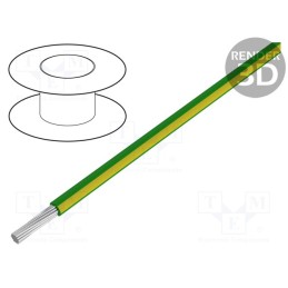 1 rol x ALPHA WIRE - 6717 GY001 - Wire, EcoGen®,EcoWire,HookUp Wire, stranded, Cu, 14AWG, MPPE, 600V