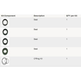 Rear diff seals honda trx 300 88 00