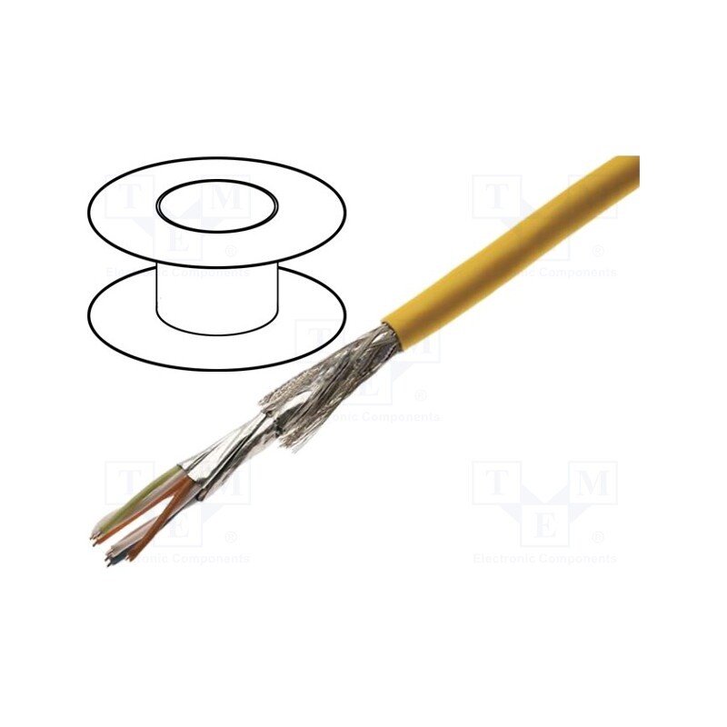 1 rol x HARTING - 9456000651 - Wire, S/FTP, 4x2x23AWG, industrial Ethernet, 7, solid, Cu, PUR