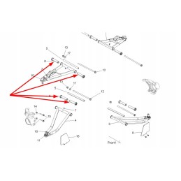5436973 front wishbone bushing