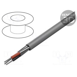 1 rol x ALPHA WIRE - 6300/3 SL001 - Wire, Alpha Essential C&C, 3x24AWG, shielded,Al-PET foil, PVC