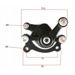 Pocket bike cross quad atv front brake caliper