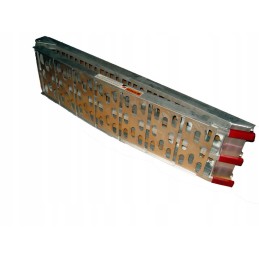 Aluminum ramps, foldable, checker plate, 2 pcs