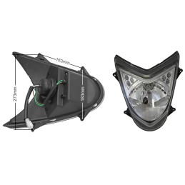 Front lamp, headlight, quad atv kingway