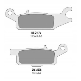 Delta braking brake pads kh445 yamaha yfm550