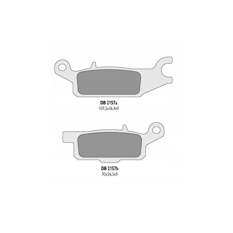 Delta braking brake pads kh445 yamaha yfm550