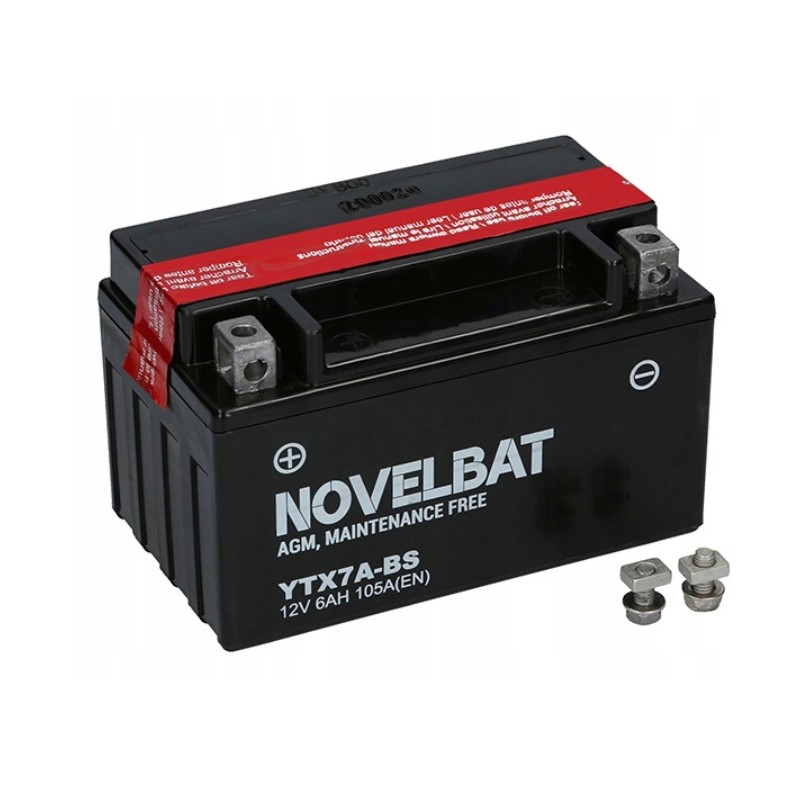 Novelbat agm 12v 6ah 90a ytx7a bs l etx7a bs