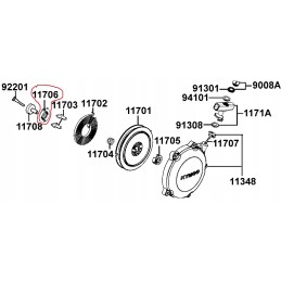Kymco mxu 250 300 recoil starter