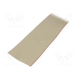 1 rol x HARTING - 9180607001 - Wire: ribbon, 1.27mm, stranded, Cu, unshielded, PVC, grey, 30.5m