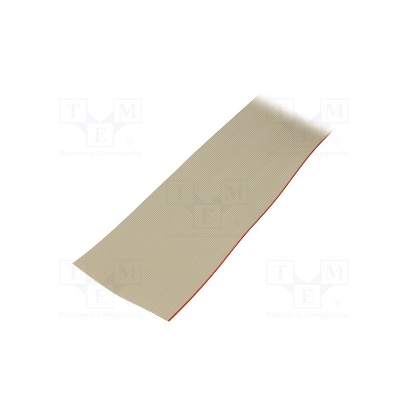 1 rol x HARTING - 9180607001 - Wire: ribbon, 1.27mm, stranded, Cu, unshielded, PVC, grey, 30.5m