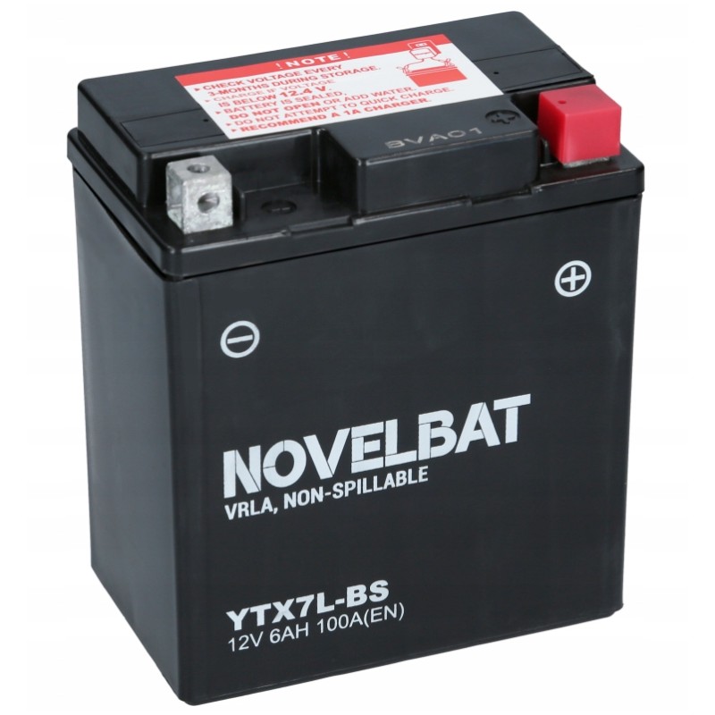 Novelbat agm 12v 6ah 100a ytx7l bs p etx7l bs