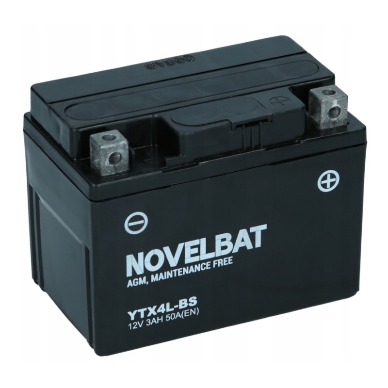 Novelbat agm 12v 3ah 50a ytx4l bs p etx4l bs