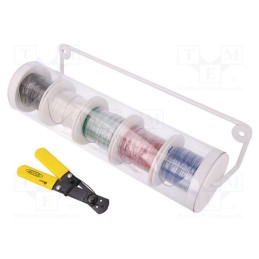 1 rol x ALPHA WIRE - HUKIT30 NC032 - Wire, HookUp Wire, stranded, Cu, 24AWG, PVC, 1kV, 30.5m, 100ft, 5rl.