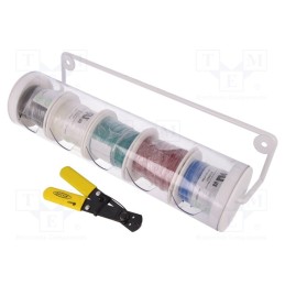 1 rol x ALPHA WIRE - HUKIT20 NC032 - Wire, HookUp Wire, stranded, Cu, 22AWG, PVC, 300V, 30.5m, 100ft, 5rl.