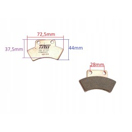 Trw Polaris CF Moto Sinter Si Brake Pads