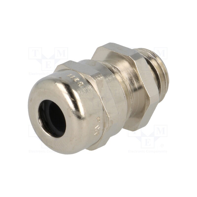 1 pcs x LAPP - 53112000 - Cable gland, M12, 1.5, IP68, brass, Body plating: nickel, SKINTOP®