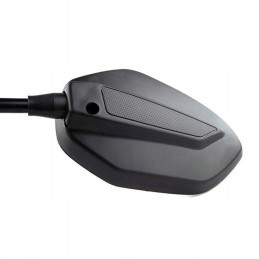 Set of black mirrors with handlebar holders LU8125 M10