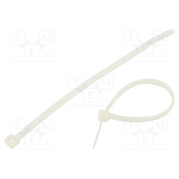 1 pcg x RADPOL - TOOCW016004801 - Cable tie, L: 160mm, W: 4.8mm, polyamide, 220N, natural, 100pcs.