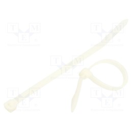 1 pcg x RADPOL - TOOCW012004801 - Cable tie, L: 120mm, W: 4.8mm, polyamide, 220N, natural, 100pcs.