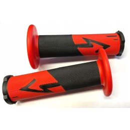 Black and red rubber ATV shifters