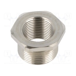1 pcs x HUMMEL - 1.878.2520.50 - Reduction of threads for glands, Int.thread: M20, brass, nickel