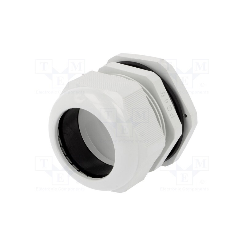1 pcs x PAWBOL - D.3079 - Cable gland, PG48, IP67, polyamide, grey